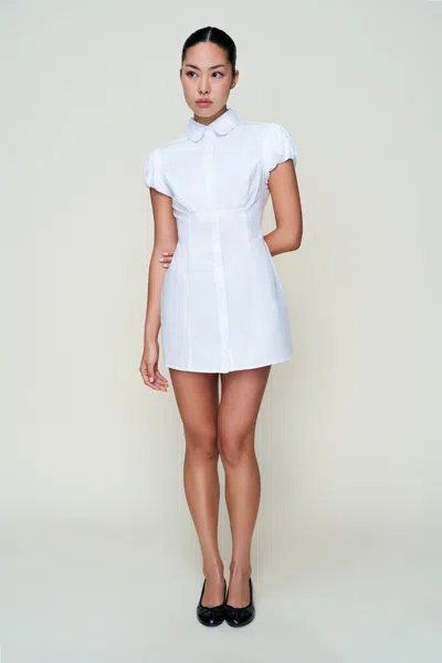 Danielle Guizio Ny Liana Dress In White