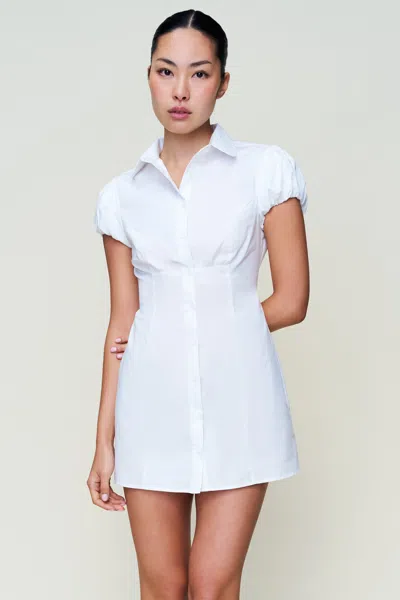 Danielle Guizio Ny Liana Dress In White