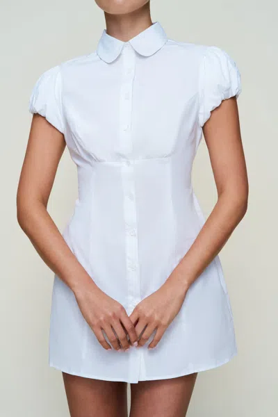Danielle Guizio Ny Liana Dress In White