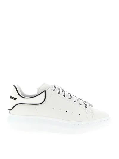 Alexander Mcqueen Leather Chunky Sneakers In White
