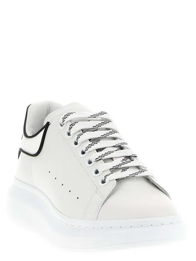 Alexander Mcqueen Leather Chunky Sneakers In White