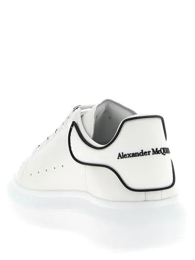 Alexander Mcqueen Leather Chunky Sneakers In White