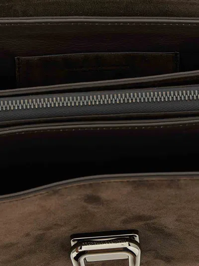 Brunello Cucinelli Sartorial Shoulder Bag In Brown