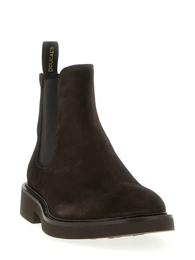 Doucal's Beatles Ankle Boots In Brown
