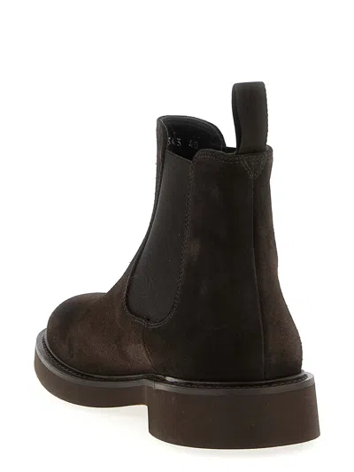 Doucal's Beatles Ankle Boots In Brown