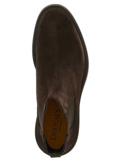 Doucal's Beatles Ankle Boots In Brown
