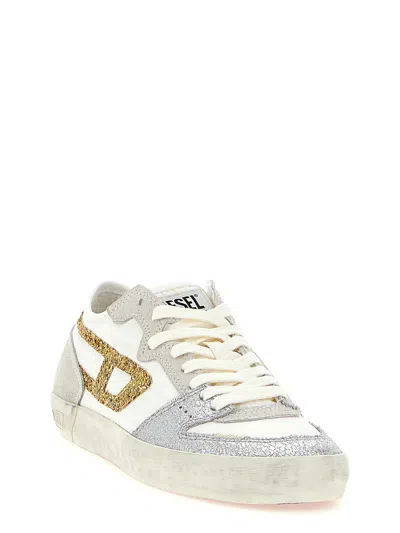 Diesel Low Top Sneakers Contrast Panels In Multi