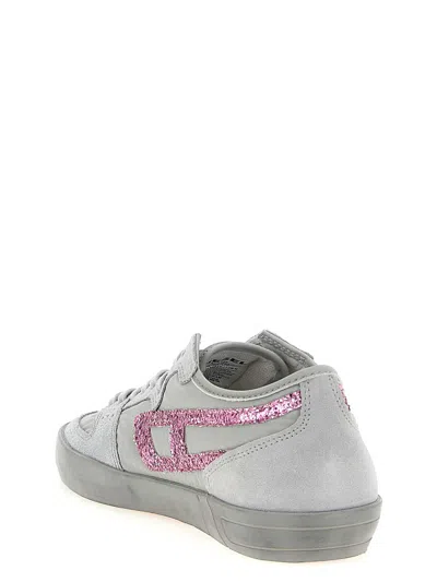 Diesel Low-top Glitter Rubber Sole Sneakers In Multi