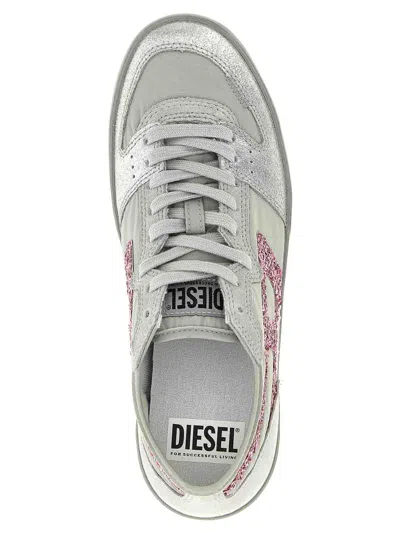 Diesel Low-top Glitter Rubber Sole Sneakers In Multi