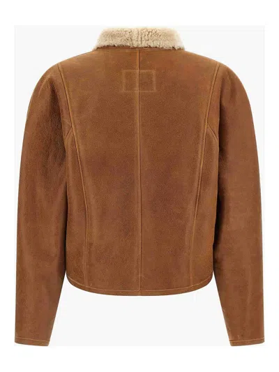 Isabel Marant Blondine Short Jacket In Brown