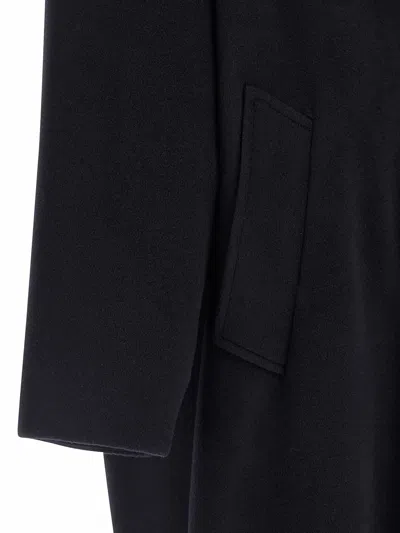 Isabel Marant Black Elise Wool Double-breasted Coat In Black