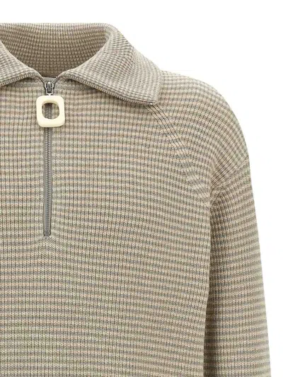 Jw Anderson Half Zip Sweater Sweaters And Cardigans Multicolor In Multi