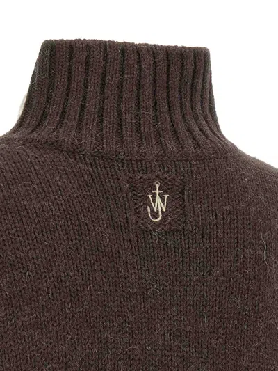 Jw Anderson Two Tone Patch Pocket Sweater In Multi