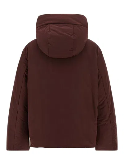 Jil Sander 06 Puffer Jackets Bordeaux In Red