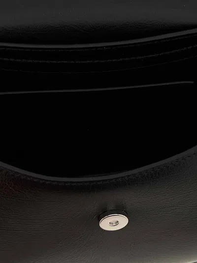 Jil Sander Small Crossbody Bag Adjustable Strap In Black