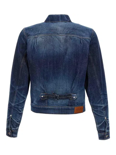 Kenzo Japanese Denim Jacket In Blue