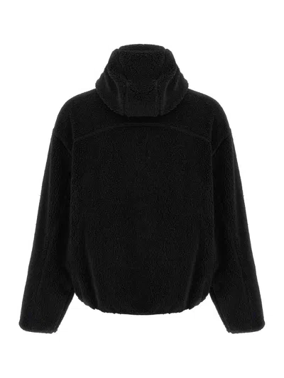 Kenzo Boke Flower 2.0 Zip-up Fleece Hoodie In Black