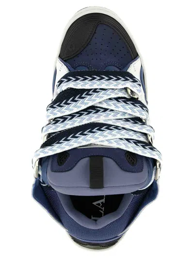 Lanvin Curb Sneakers In Black