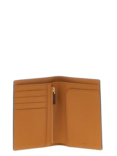 Mcm Ottomar Passport Holder In Brown