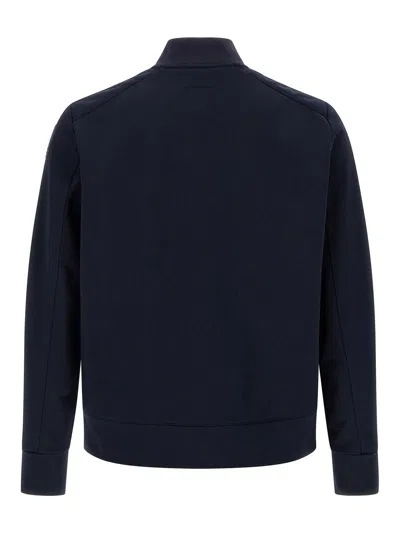 Parajumpers 'mckay' Chest Pocket Sweatshirt Long Sleeves In Blue
