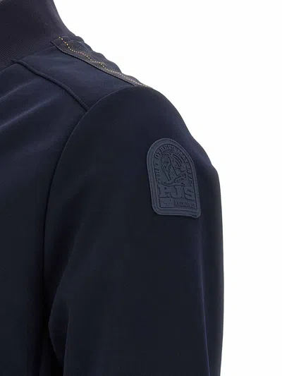 Parajumpers 'mckay' Chest Pocket Sweatshirt Long Sleeves In Blue