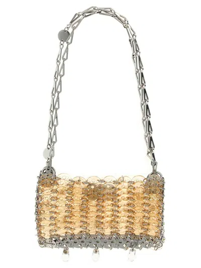 Rabanne 1969 Nano Crystal Resin Shoulder Bag In Nude