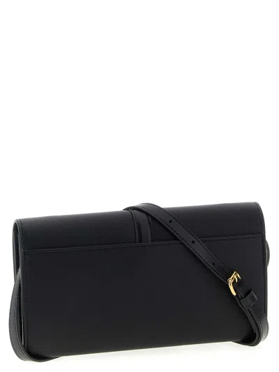 Stella Mccartney Chain Wallet Featuring Detachable Strap In Black