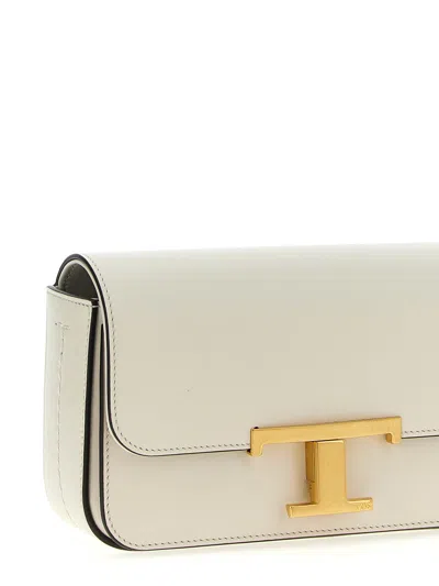 Tod's Micro T-timeless Crossbody Bag In Sand