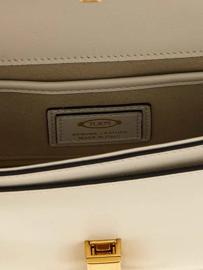 Tod's Micro T-timeless Crossbody Bag In Sand