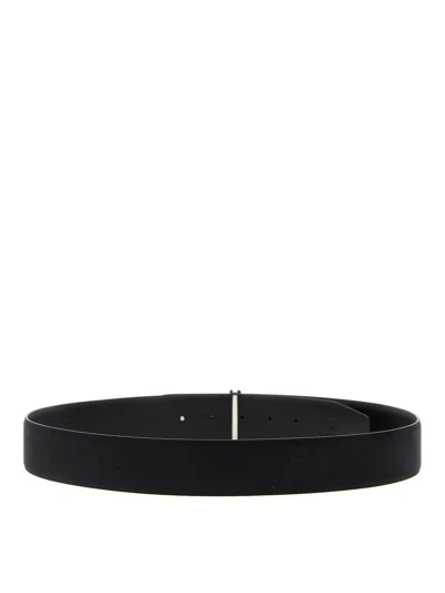 Tom Ford Logo Reversible Belt Belts Multicolor In Black