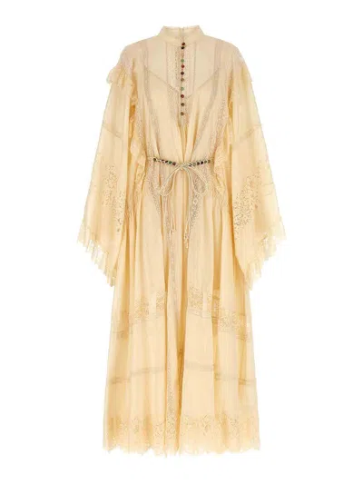 Zimmermann Rihannon Lace Dresses White In Multi