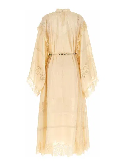 Zimmermann Rihannon Lace Dresses White In Multi