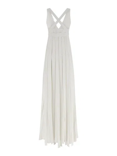 Giovanni Bedin Pearl Dress In White