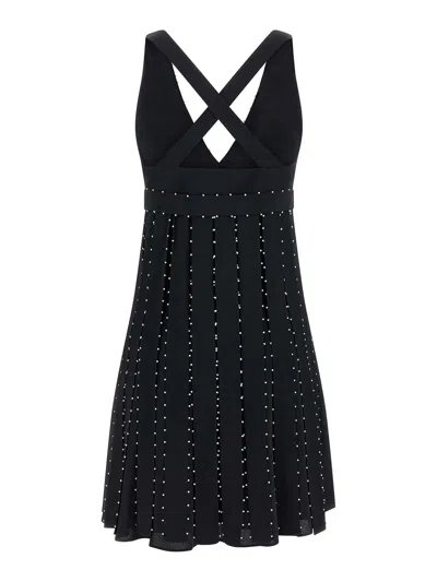 Giovanni Bedin Pearl Dress In Black