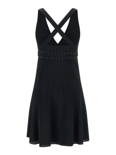 Giovanni Bedin Pearl Dress In Black