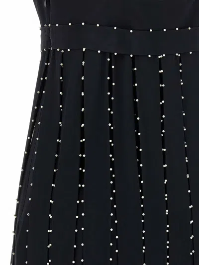 Giovanni Bedin Pearl Dress In Black