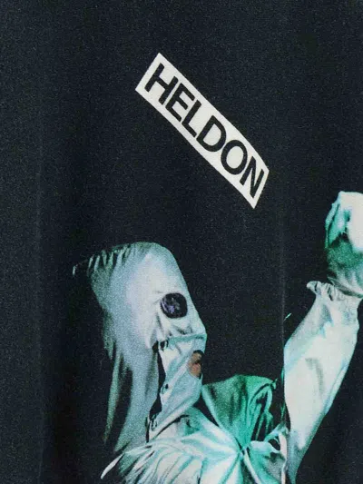 Undercover Graphic Print Crew Neck Sweatshirt In Black