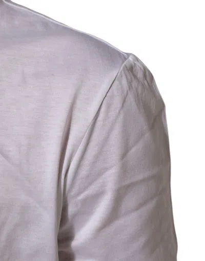 Pre-owned Dolce & Gabbana White Cotton Crew Neck Underwear Tee Men's T-shirt ()