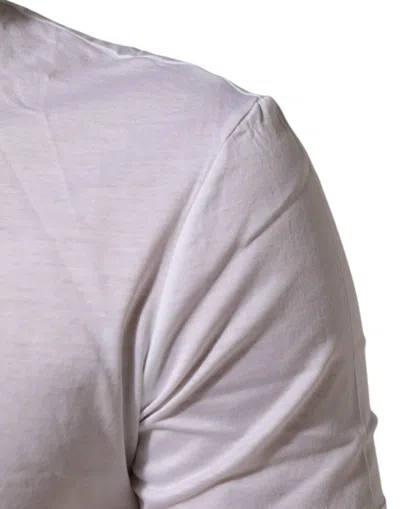Pre-owned Dolce & Gabbana White Cotton Crew Neck Underwear Tee Men's T-shirt ()