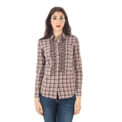 Fred Perry Pink Cotton Shirt In Pink