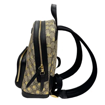 Pre-owned Gucci Beige Gg Supreme Backpack ()