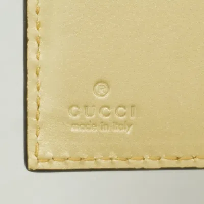 Pre-owned Gucci Beige Leather Wallet (bi-fold) () In Sand