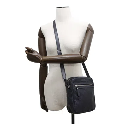 Pre-owned Gucci Blue Gg Imprimé Shoulder Bag ()