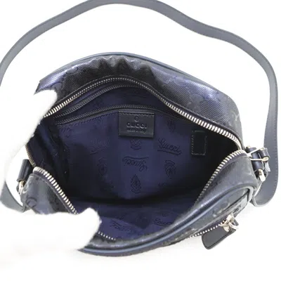 Pre-owned Gucci Blue Gg Imprimé Shoulder Bag ()