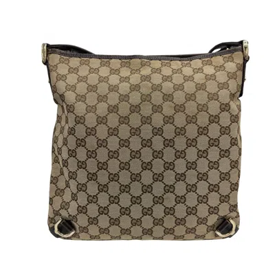 Pre-owned Gucci Gg Canvas Brown Gg Canvas Shoulder Bag ()