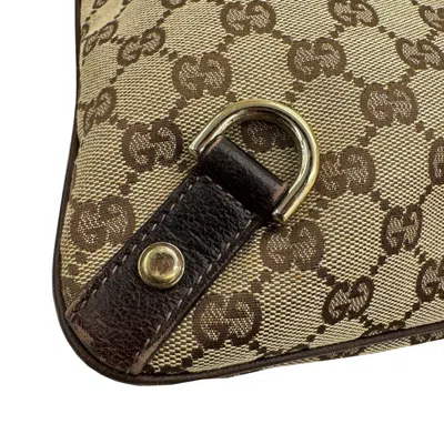 Pre-owned Gucci Gg Canvas Brown Gg Canvas Shoulder Bag ()
