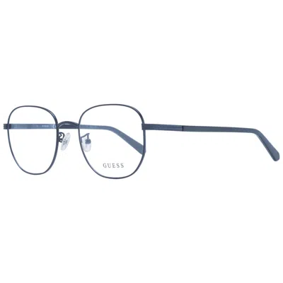 Guess Black Unisex Glasses  Frame In Blue