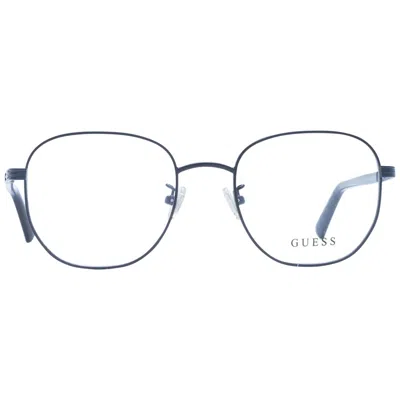 Guess Black Unisex Glasses  Frame In Blue