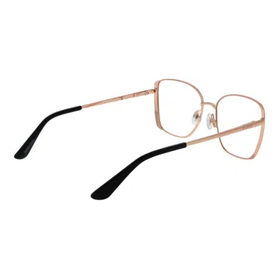 Guess Rose Gold Women Glasses Women's Frame In Gold