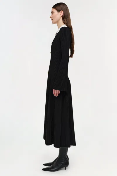 Simkhai Philippa Knit Mini Dress In Black In Black